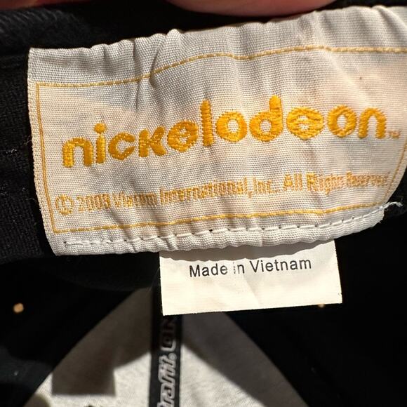 Nickelodeon 2008 Rocko's Modern Life Black Hat/Cap Cotton Spandex OSFA - Picture 2 of 4